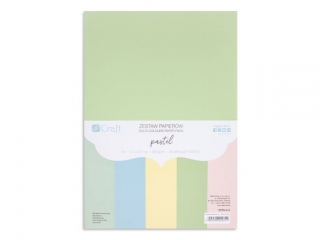 ZESTAW PAPIER�W 220G - PASTELS, A4, 20 ARK. [opakowanie=3szt] NZWR-DLP