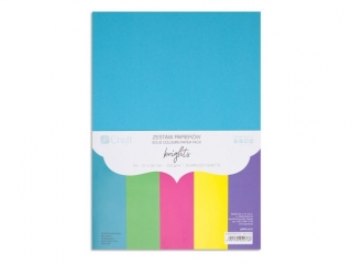 ZESTAW PAPIER�W 220G - BRIGHTS, A4, 20 ARK. [opakowanie=3szt] NZWR-DLP