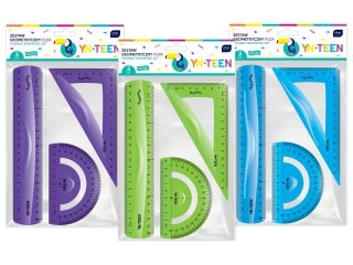 Zestaw geometryczny YNT Flex 20cm 3 elementy