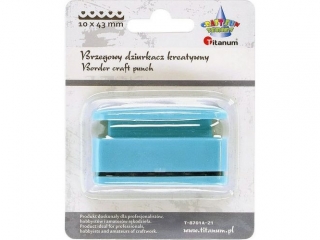 Dziurkacz z motywem brzegowy 10x43mm wz�r nr 21 Falbanka serca g��boko�� 1mm