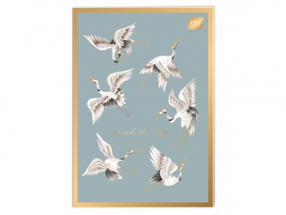 Zeszyt A4 60k. INTERDRUK Satin metallic, kratka