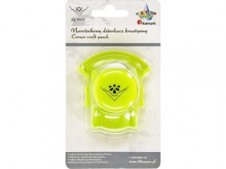 Dziurkacz z motywem naro�nikowy 25mm wz�r nr 1 Muszelka g��boko�� 1mm