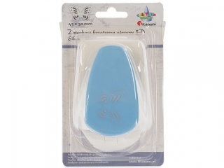 Dziurkacz z motywem 3D 43x30mm Motyl a�urowy TITWLK26