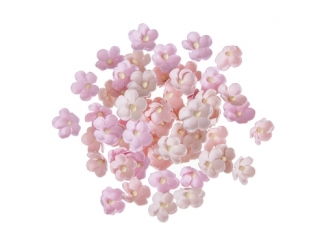 KWIATY PAPIEROWE, 2 CM, 60 SZT. RӯOWE