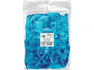 Pi�rka dekoracyjne puch 16g b��kitne