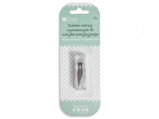 ZESTAW OSTRZY WYMIENNYCH DO NO�YKA PRECYZYJNEGO, 5 SZT. [opakowanie=6szt] NZWR-DLP