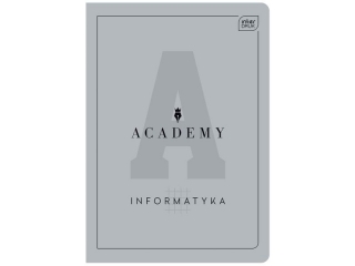Zeszyt A5 60k. INTERDRUK Academy 90g - Informatyka, kratka