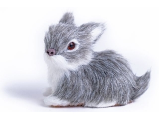 KR�LICZEK DECO SZARY, 5, 5 CM [opakowanie=3szt] NZWR-DLP