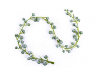 GIRLANDA Z ZIELONYMI JAGODAMI, 44CM [opakowanie=6szt] NZWR-DLP