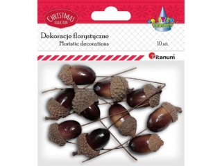 odzie na druciku mix rozmiarw brzowe 10szt.