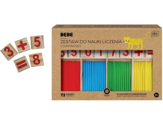 Zestaw edukacyjny drewniany do nauki INTERDRUK BB KIDS