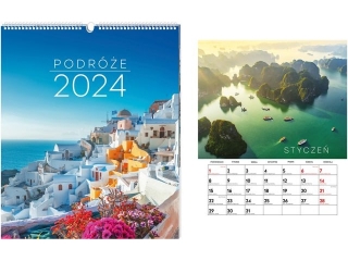 Kalendarz cienny plansz 30,5x40 Podre 2024