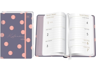 Kalendarz ksikowy B6 192 Met. Pink Dot 2024