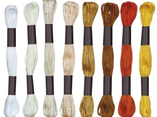 Mulina 8m tonacja pomarańczowa 8 kolorów