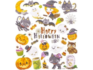 NAKLEJKI - HALLOWEEN, 32 SZT. [opakowanie=5szt] NZWR-DLP