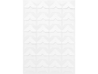 SAMOPRZYLEPNE NARO�NIKI DO ZDJ��, BIA�E, 48 SZT. [opakowanie=6szt] NZWR-DLP