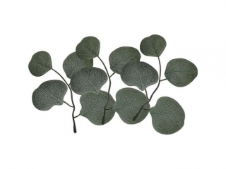 Li�cie na ga��zce zielone 12x15cm 3szt.