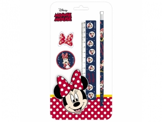 Zestaw 4 przyborów szkolnych DERFORM Minnie 19