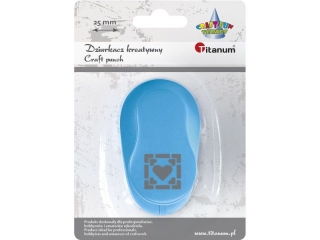 Dziurkacz z motywem 25mm wz�r nr 67 Serce w ramce