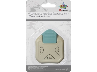 Dziurkacz z motywem naro�nikowy 3w1 nr 1 naro�niki zaokr�glone R4mm/R7mm/R10mm TITWLK26