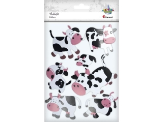 Dekoracje samoprzylepne papierowe 3D kr�wki mix rozmiar�w 7szt.