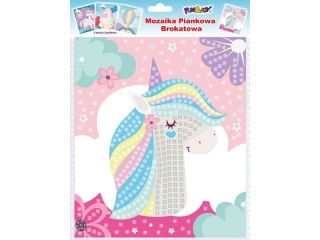MOZAIKA BROKATOWA 4K UNICORN