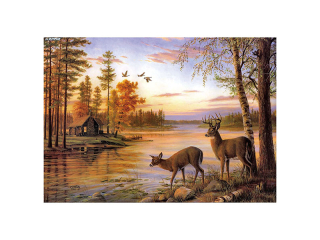 Mozaika diamentowa 5D 40x30cm JELE� pozioma