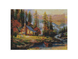 Mozaika diamentowa 5D 40x30cm JESIE� pozioma