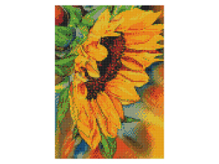 Mozaika diamentowa 5D 40x30cm KWIAT S�ONECZNIKA pionowa