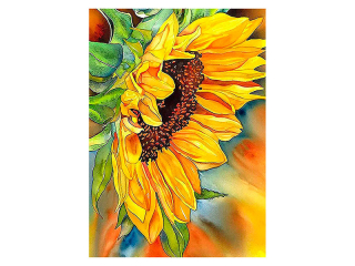 Mozaika diamentowa 5D 40x30cm KWIAT S�ONECZNIKA pionowa