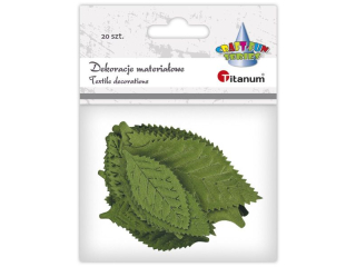 Licie materiaowe TITANUM 20szt. zielone