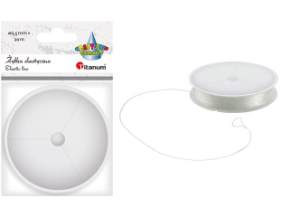 �y�ka silikonowa elastyczna transparentna O0, 5mm 20m