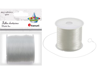 �y�ka silikonowa elastyczna transparentna O0, 7-0, 8mm 50m