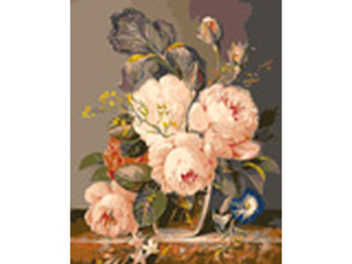 Malowanie po numerach 40x50cm BUKIET pionowy