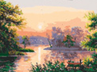 Malowanie po numerach 40x50cm PEJZA� poziomy