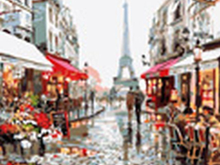 Malowanie po numerach 40x50cm PARY� poziomy