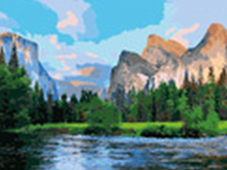 Malowanie po numerach 40x50cm PARK NARODOWY YOSEMITE poziomy
