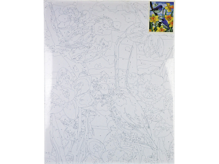 Malowanie po numerach 40x50cm PTASZKI NA �ONKILACH pionowy