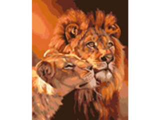 Malowanie po numerach 40x50cm LWY pionowy