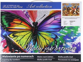 Malowanie po numerach 30x40cm PSY poziomy