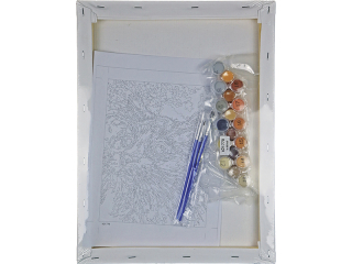 Malowanie po numerach 30x40cm KOT pionowy