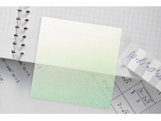 NOTES SAMOPRZYLEPNY Z FOLII CPP 75x75/50 SZT BIAO/ZIELONY TITANUM