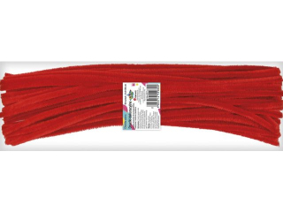 Druciki dekoracyjne 0, 6x30cm czerwone 50szt.