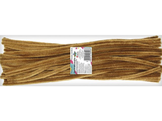 Druciki dekoracyjne 0, 6x30cm jasnobrązowe 50szt.