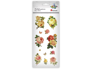 Naklejki papierowe re mix 12szt.