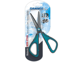 No�yczki NON-STICK 3D 15cm ostrze 5cm [opakowanie=12szt]