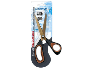 No�yczki tytanowe 3D 19cm ostrze 8cm [opakowanie=12szt]