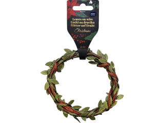 Listki na druciku 2m Christmas
