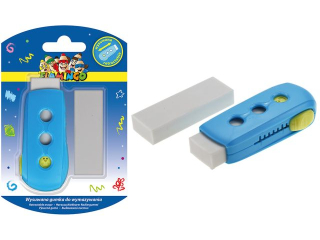 Gumka do wymazywania wysuwana w zestawie wk�ad zapasowy