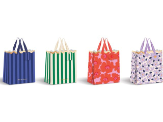 Torebka prezentowa �rednia Gold Shape [opakowanie=12szt]